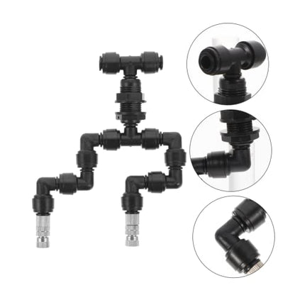 Garden Spray Nozzle for Reptile Humidifiers Efficient Misting Tool for Terrariums for Tank Watering Easy Installation for Optimal Coverage - size: 14.00X13.50X2.00CM
