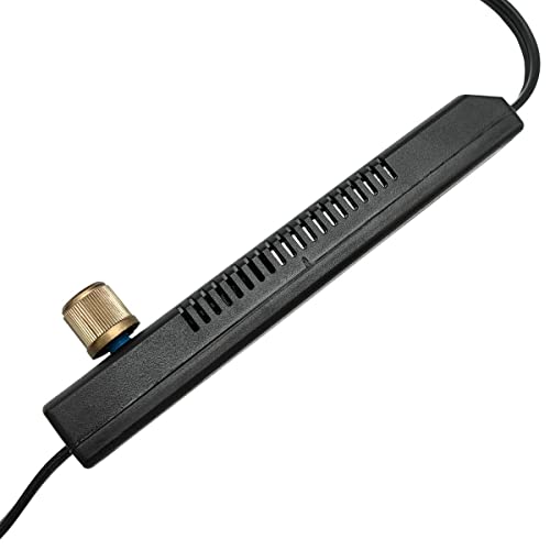 Zing Ear ZE-02A Rotary Dimmer Switch for Floor Torchiere Lamps, Halogen Lamps, Incandescent Lamps,500WMax. 120VAC Knob Switch Replacement Kit-Black Plastic Shell - size: Plastic shell