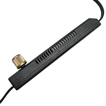 Zing Ear ZE-02A Rotary Dimmer Switch for Floor Torchiere Lamps, Halogen Lamps, Incandescent Lamps,500WMax. 120VAC Knob Switch Replacement Kit-Black Plastic Shell - size: Plastic shell