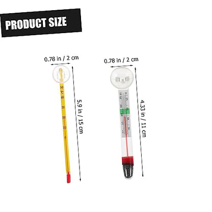Totority 10pcs Aquarium Thermometer Easy Use Water Gauges for Freshwater and Reptile Tanks Accurate Measurement for Safe Fishkeeping