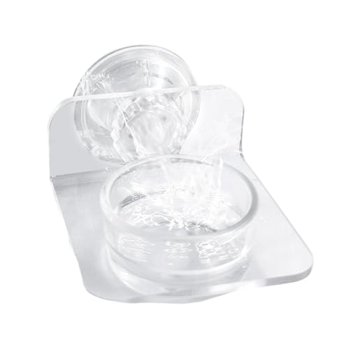 Gecko Feeder - Gecko Feeding Ledge Suction Cup, Reptile Food Feeder Bowl, Suction Cup Food Tray Lizard | Acrylic, Magnet, Bowls, Reptile Feeding Ledge for Lizards, Chameleons, Tree Frogs, - color: B
