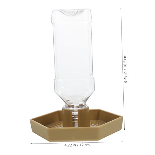 Abaodam Automatic Water Feeder for Reptiles Compact Tortoise Water Dish with Reservoir Design Safe Materials for Tortoises and Lizards Ensures Constant Hydration Tanks