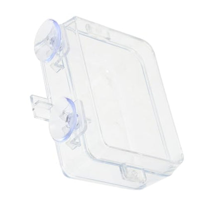 BESPORTBLE Suction Cup Food Bowl Reptile Accessory Bearded Dragon Water Bowl Multi-use Feeder Easy-Clean Reptile Dish