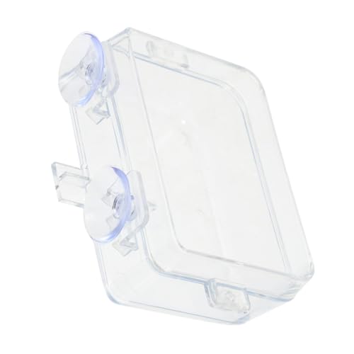 BESPORTBLE Suction Cup Food Bowl Reptile Accessory Bearded Dragon Water Bowl Multi-use Feeder Easy-Clean Reptile Dish