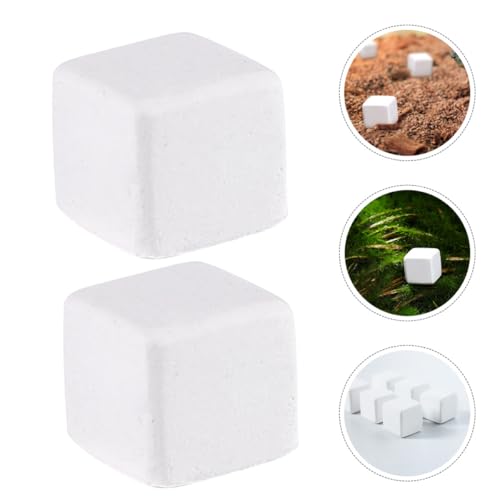 Outanaya 30pcs Reptile Calcium Supplements for Turtles Tortoises and Chameleons, Natural Stones for Reptile, Water-stabilizing Micronutrient Chew Blocks for Amphibians