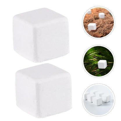 30pcs Reptile Calcium Mineral Block with Microelements for Tortoise Lizard Chameleon Frog, Natural for Amphibian Health and Shell Growth Maintenance