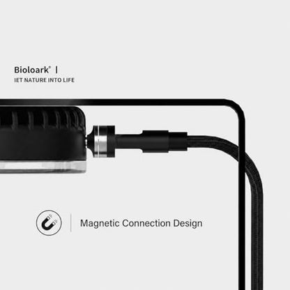 Bioloark LED Magnetic Plant Light with Stand, 5W USB Terrarium Lamp for Moss, Bio Bottle, Small Plant Display, 3 Light Colors, Dimmable Touch Control, Light with Stand - color: Magnetic light kit