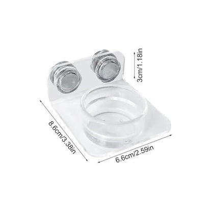Magnetic Reptile Feeding Ledge Suction Cup Food Tray Gecko Reptile Feeding Station for Lizards Chameleons Terrarium Bowls(A) - color: A