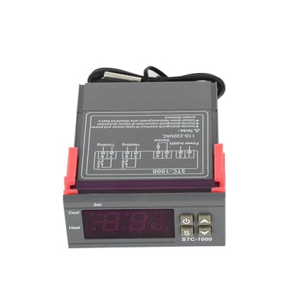 Digital Temperature Controller, Temp Sensor with Switch Mode -1000 110‑220V Refrigerator Thermostat for Efficient Temperature Control at Home and Workplaces.