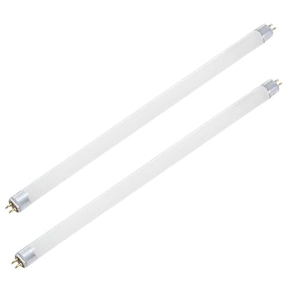 2 Pack T5 8W UVB 5.0 Reptile Light, 11.9 in 30.1 cm Fluorescent UVB Bulb, 5% UVB and 30% UVA Output, Reptile Lamp Tube for Bearded Dragon and Rainforest Species