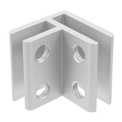 POPETPOP 1set Aluminium Alloy Glass Shelf Bracket Clips Glass Clamp for Thickness Mirror Fixing Clips for Terrariums Fish Tanks and Vegetable Sinks