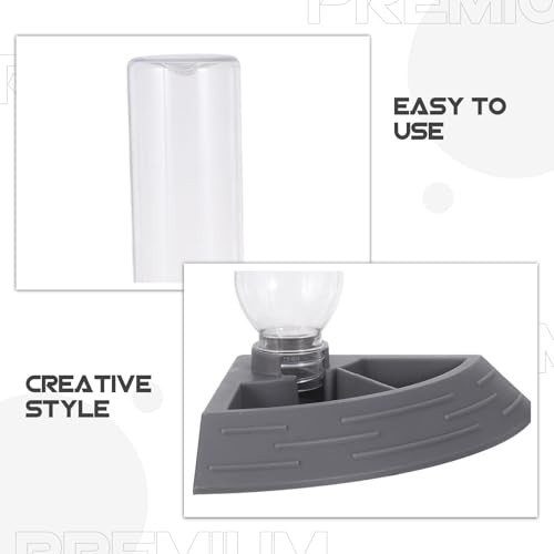 Automatic Reptile Water Feeder Bowl for Tortoise and Small Animals with Large Capacity Abs Basin Continuous Fresh Water Supply for Home and Reptile Tank