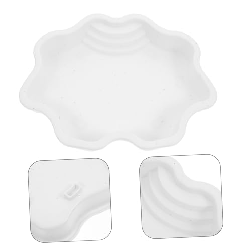 Totority Reptile Water Dish and Bathing Pool Capacity Turtle Bowl for Soaking and Feeding Material Elegant Design for Tortoise and Lizard Habitat