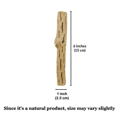 SunGrow Hermit Crab Woods, Climbing Logs, Chews, Keep Hermies Busy and Active, Long Dried Aquarium Décor Adds Raw Beauty