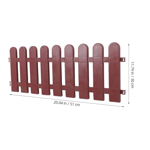 4pcs Outdoor Tortoise Enclosure: Tortoise Playpen Fence Pet Safety Gates - Fencing for Reptiles Rabbits and Small Animals Easy Setup