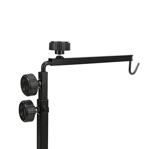 Adjustable Reptile Heat Light Stand, Detachable Terrarium Basking Lamp Holder, Compact and Convenient Storage, Suitable for Many Heights, Firm Structure