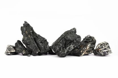 LANDEN Dark SEIRYU Stones Natural Rocks (3~11 inches,11pcs) x2 40Lx 2 Cases Total 80L 37lbs for Aquarium, Paludarium, Terrariums, Landscaping Rocks, Decorative Aquarium Rocks - size: 09 Dark Seiryu Stones(3-11inch,36lbs)