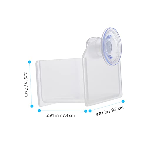 TOYANDONA 2pcs Reptile Feeding Bowl Set Plastic Water Dish for Lizard Gecko Chameleon Escape Crawling PET Food Container Suitable for Terrarium