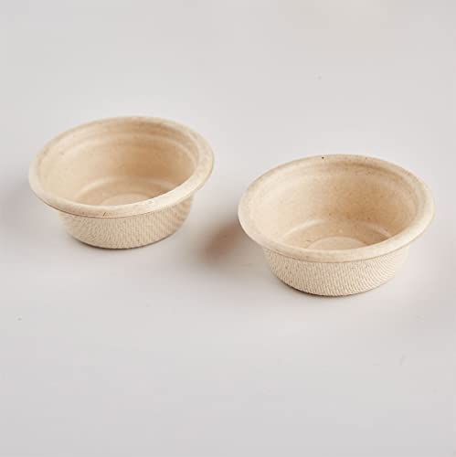Paper Feeding Cups Samll 0.5 oz Gecko Food and Water Feeding Dish Ledge Accessories Bowls for Crested Gecko Lizards Reptiles Pets (100cups)