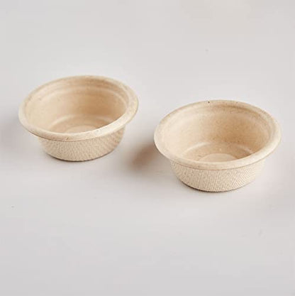 Paper Feeding Cups Samll 0.5 oz Gecko Food and Water Feeding Dish Ledge Accessories Bowls for Crested Gecko Lizards Reptiles Pets (100cups)
