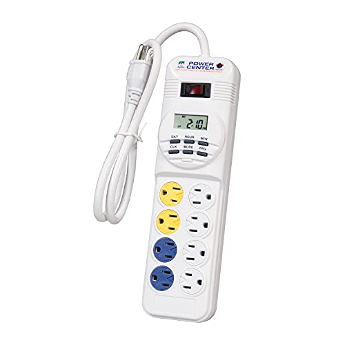 Coralife Aquarium Fish Tank 8-Outlet 24/7 Digital Power Center Timer