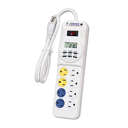 Coralife Aquarium Fish Tank 8-Outlet 24/7 Digital Power Center Timer