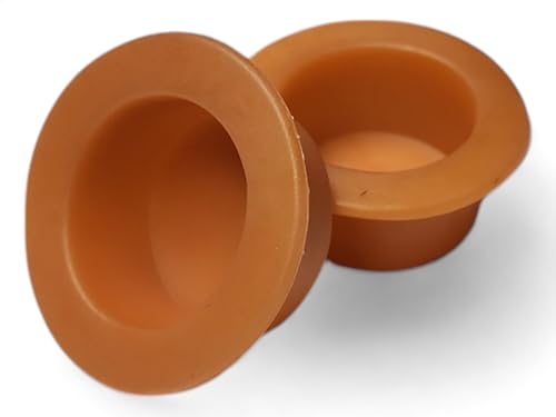 .5oz Orange Silicone Reptile Feeding Dish – Small Flexible Food & Water Bowl – Ledge Compatible for Suction & Magnetic Holders – Durable, Easy Clean Cup for Geckos, Frogs & Small Pets