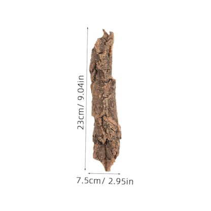 8pcs Natural Reptile Tree Bark Decor for Terrarium Safe Wear-Resistant Background for Lizard Gecko Snake Enclosures Aquatic Reptile Environments - size: 23.00X7.50X1.00CM