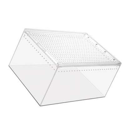 Toddmomy Leak Acrylic Snake Cage Reptile Breeding Box Ventilation for Tarantulas and