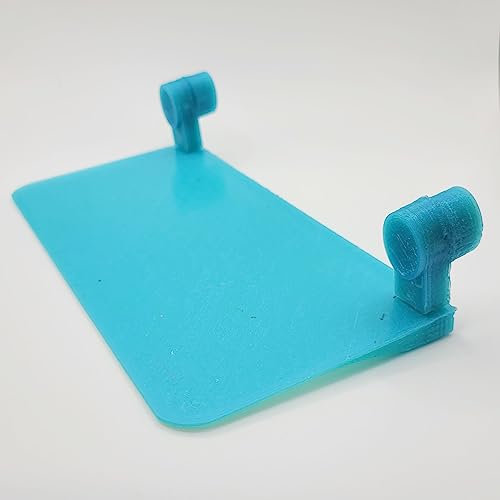 stroodies Lotl Lounge Ledge | Aquarium-Safe Magnetic Ledge for Axolotls & Aquarium Pets | Silky Baja Blue - color: Silky Baja Blue