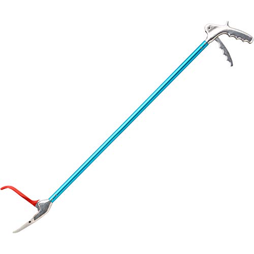 MidWest Homes for Pets M-1 Series Snake Tongs (40" long, Blue, Aluminum, 1" wide jaws)