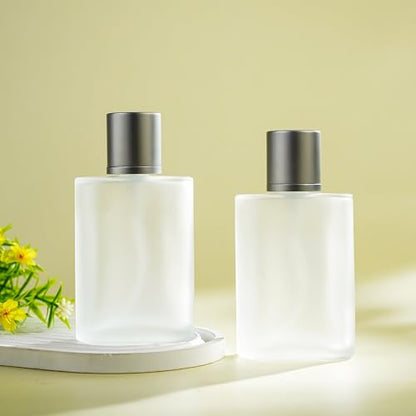 YU FENG Glass Perfume Bottles Empty Refillable Atomizer 2 Pack 100ml/3.4oz（Cylinder） - color: Style 3