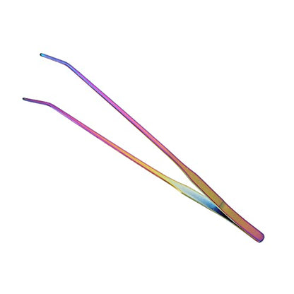 Aquarium Tweezers, Feeding Tongs 27cm Stainless Steel Long Tweezer Planted Tongs Feeding Tools Long Tweezers for Aquatic Plants, Reptile, Snakes, Lizards, Feeder (27cm