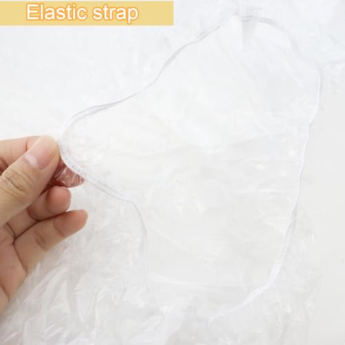 TCOTBE 40 Pieces Pet tray Disposable Plastic film Cover Toilet pad Paper Rabbit Hamster Toilet film Cover pet dust Cover, Cage Liners for Small Animals Disposable Hamster Tray Liner