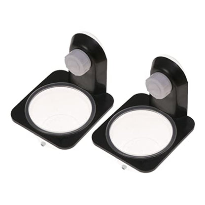 5pcs Reptile Food Tray Pet Bowls for Tortoise Turtle Tank Accessories Lizard Tank Accessories Suction Cup Style - size: Size 3