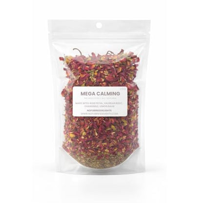 Forage Mix,100% All Natural Botanical Herb Treat for Rabbit Hamster Guinea Pig Chinchilla Chicken Gerbil Degu & Other Small Animals (Calming Forage Mix 25g)