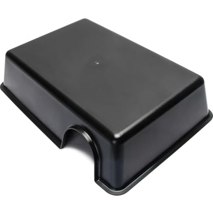 Reptile Hide Box - Provide Secure and Safe Shelter for Geckos and Ball Python Snakes, Easy to Clean (Black, XL) - size: XL