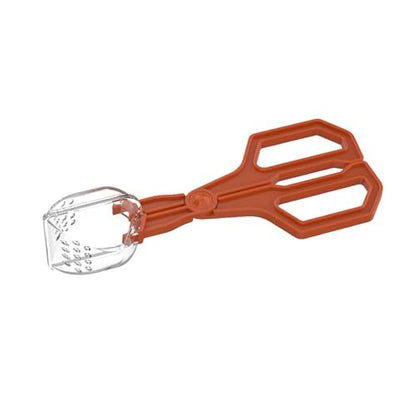 Clear Reptiles Feeding Tongs Gentle Creature Catcher Tool with Ergonomic Grip for Safe Handling Easy - color: Or,b