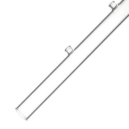 LINLAN 7.78 Inch Glass Shrimp Feeder, Aquarium Feeding Tube and Square Bowl with Two Suction Cups to Prevent Food from Spreading, for Crystal Shrimp and Cherry Shrimp - size: 20CM