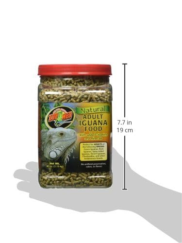Zoo Med Natural Iguana Food Formula, 40-Ounce, Adult - size: 2.5 Pound (Pack of 1)