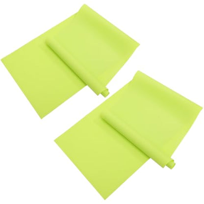 2pcs Reptile Carpet Terrarium Liner Mat Waterproof and Oil-Resistant Floor Bedding for 40-45 Gallon Tanks, Cuttable and Washable Green Mat for Bearded Dragon, Gecko, and Lizard