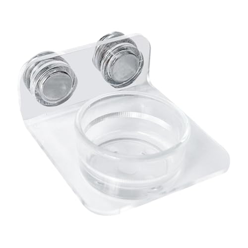 Gecko Feeder - Gecko Feeding Ledge Suction Cup, Reptile Food Feeder Bowl, Suction Cup Food Tray Lizard | Acrylic, Magnet, Bowls, Reptile Feeding Ledge for Lizards, Chameleons, Tree Frogs, - color: A