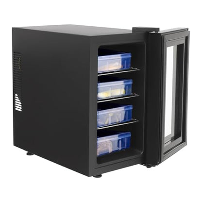Reptile Incubator, 23L Digital Scientific Lab Incubator, Low Noise Reptile Egg Hatchery with LED Display 50-104°F Adjustable Temp. 3 Removable Shelves Work for Small Reptiles