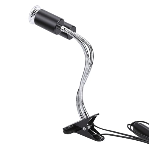 Focket Timed Reptile Heat Lamp, Dual Head 360 Degree Gooseneck Tank Heater, Reptile Lamp with 2 4 8 Hour Timer UVA UVB Bulbs for Tortoise Bearded Dragon Lizards (US Plug)