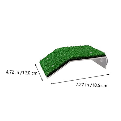 1pc Tortoise Climbing Ladder Basking Platform Simulated Grass for Aquarium Decor Turtle Resting Terrace and Ramp for Reptiles Easy to Clean and Pet Accessory