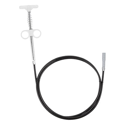 HARFINGTON Flexible Grabber Claw Pick Up Tool 79 Inch 4 Claws Stainless Steel Sewer Cleaning Hook Unclog Sink Sewer Hair Drain Cleaner Tool Sink Unclogger for Toilet Bathtub Sewer White - color: White, size: 79 Inch