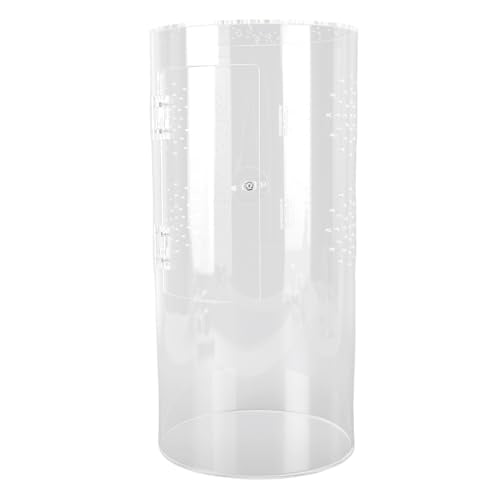 Generic Acrylic Reptile Enclosure Durable Front Opening Terrarium for Jumping Spider Lovers Waterproofing Perfect for Tarantulas 6 X 12in