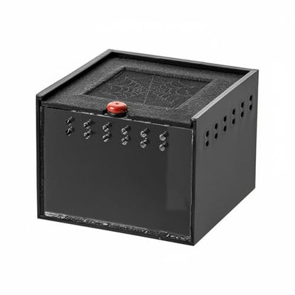 Acrylic Habitat Reptile Terrarium Breeding Box Animal Enclosure Feeding Box Transparent Material with Ventilation Holes Suitable for Hobbyists Home Display, Black - style: Black