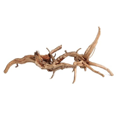 emours Driftwood Branches Reptiles Aquarium Decoration Assorted Size,(5.5-8 inch in Length),4 Pieces (Spider Wood)