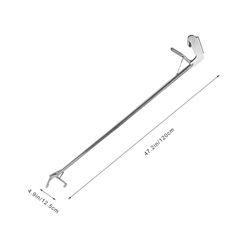 Stainless Steel Snake Tongs Folding Design Capture Clip for Handling of Snakes Gardens Agriculture Outdoors Reptile Grabber Tool